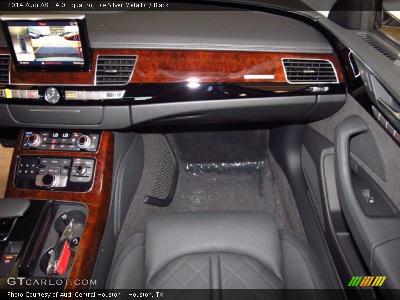 Ice Silver Metallic / Black 2014 Audi A8 L 4.0T quattro