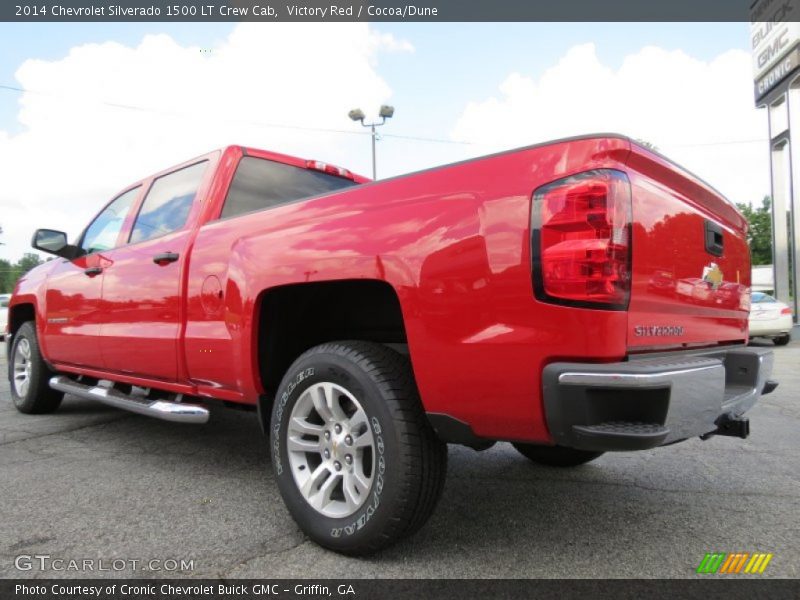 Victory Red / Cocoa/Dune 2014 Chevrolet Silverado 1500 LT Crew Cab