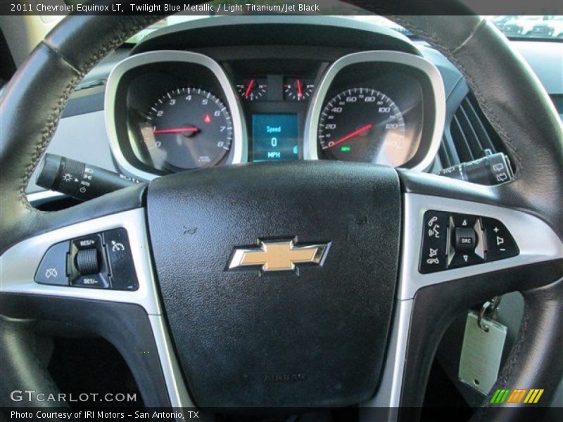 Twilight Blue Metallic / Light Titanium/Jet Black 2011 Chevrolet Equinox LT