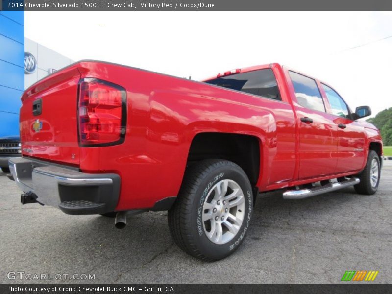 Victory Red / Cocoa/Dune 2014 Chevrolet Silverado 1500 LT Crew Cab