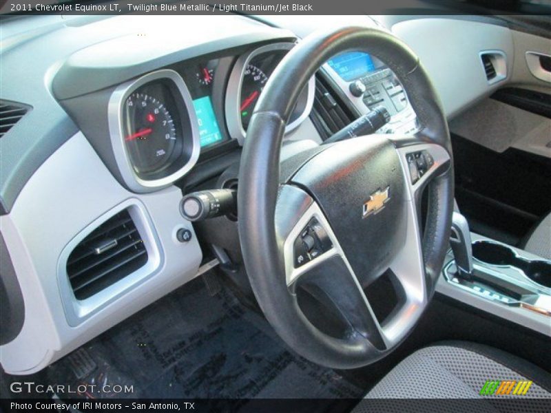 Twilight Blue Metallic / Light Titanium/Jet Black 2011 Chevrolet Equinox LT