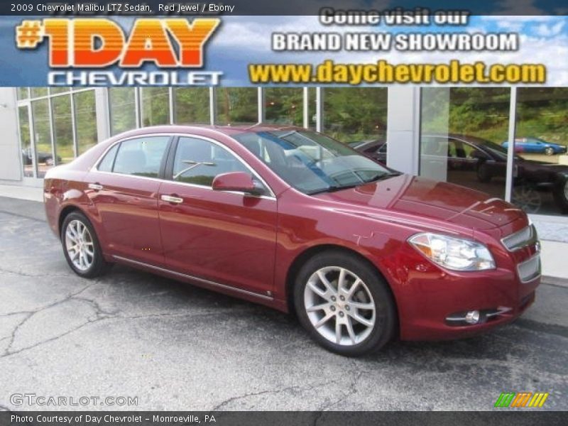 Red Jewel / Ebony 2009 Chevrolet Malibu LTZ Sedan