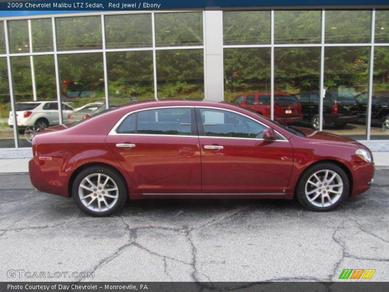 Red Jewel / Ebony 2009 Chevrolet Malibu LTZ Sedan