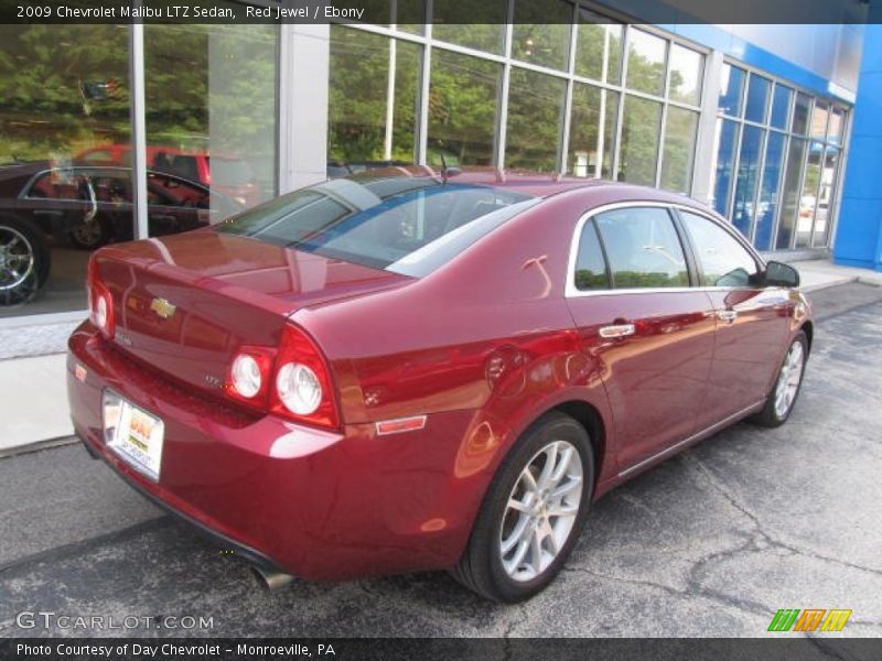 Red Jewel / Ebony 2009 Chevrolet Malibu LTZ Sedan
