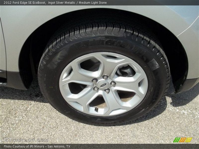 Ingot Silver Metallic / Medium Light Stone 2012 Ford Edge SE EcoBoost