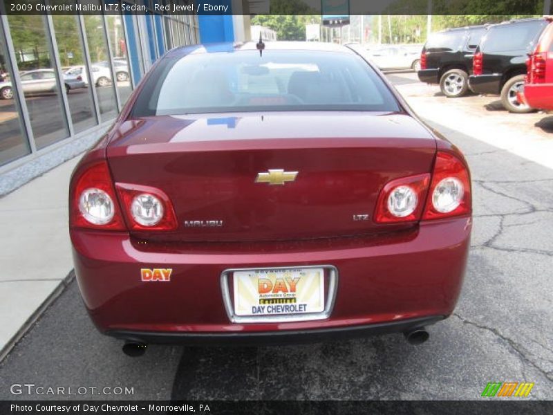 Red Jewel / Ebony 2009 Chevrolet Malibu LTZ Sedan