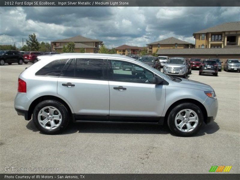 Ingot Silver Metallic / Medium Light Stone 2012 Ford Edge SE EcoBoost