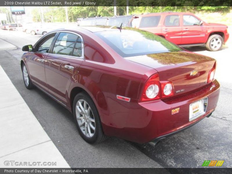 Red Jewel / Ebony 2009 Chevrolet Malibu LTZ Sedan