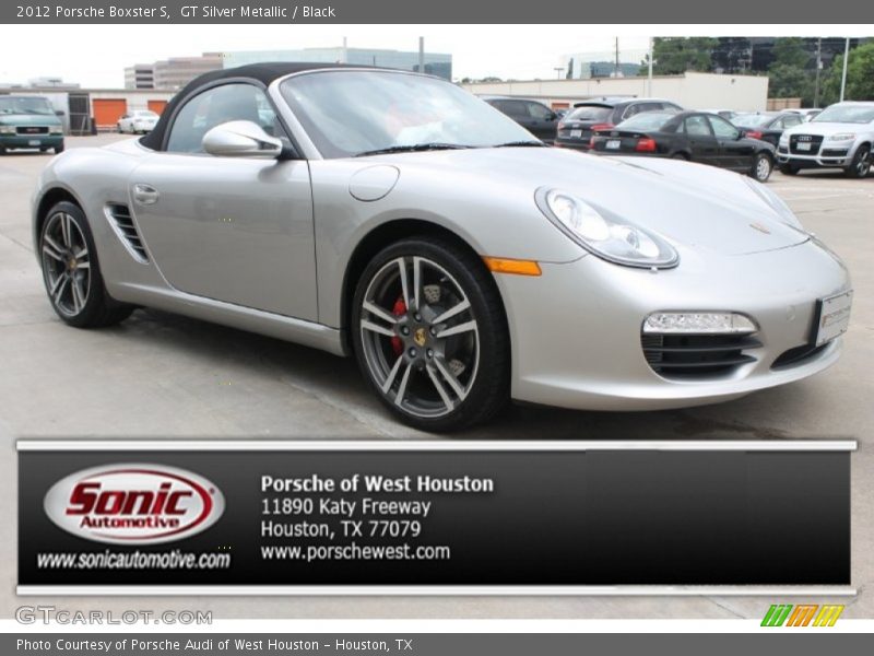 GT Silver Metallic / Black 2012 Porsche Boxster S