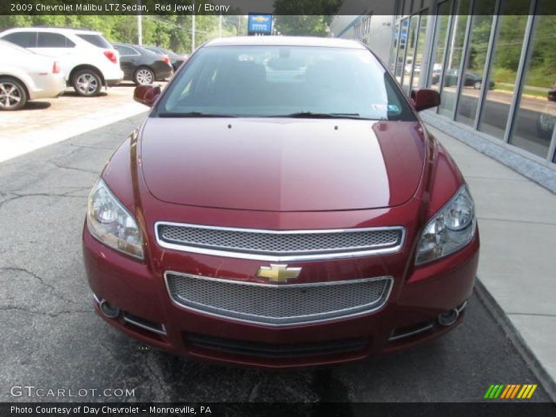 Red Jewel / Ebony 2009 Chevrolet Malibu LTZ Sedan