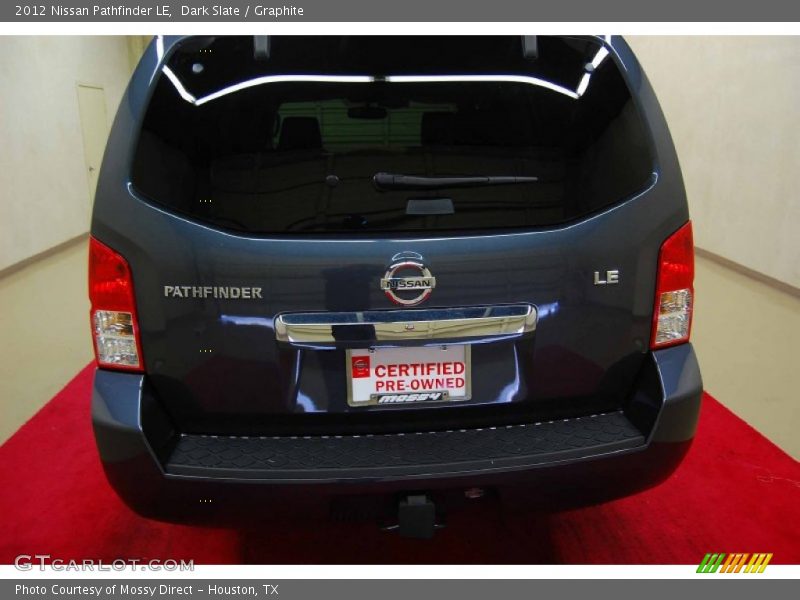 Dark Slate / Graphite 2012 Nissan Pathfinder LE
