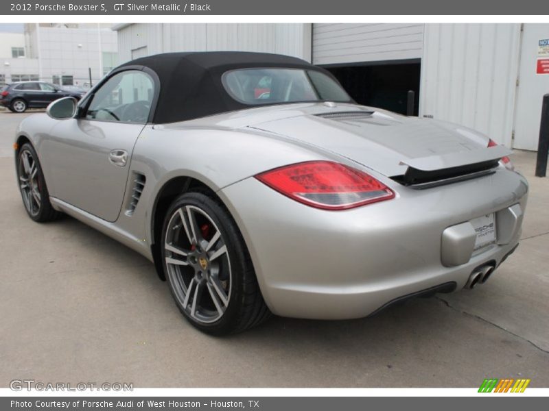 GT Silver Metallic / Black 2012 Porsche Boxster S
