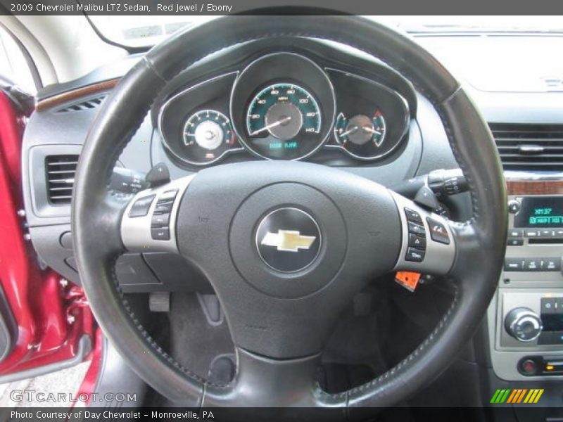 Red Jewel / Ebony 2009 Chevrolet Malibu LTZ Sedan