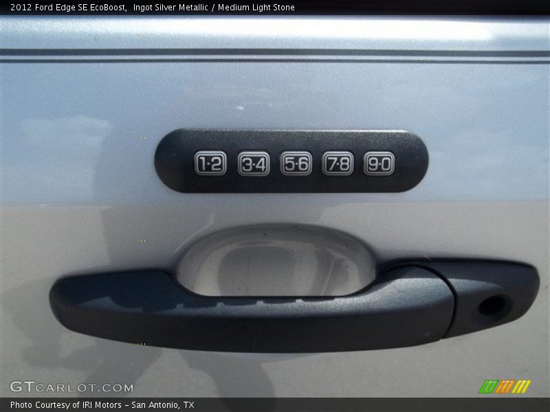 Ingot Silver Metallic / Medium Light Stone 2012 Ford Edge SE EcoBoost
