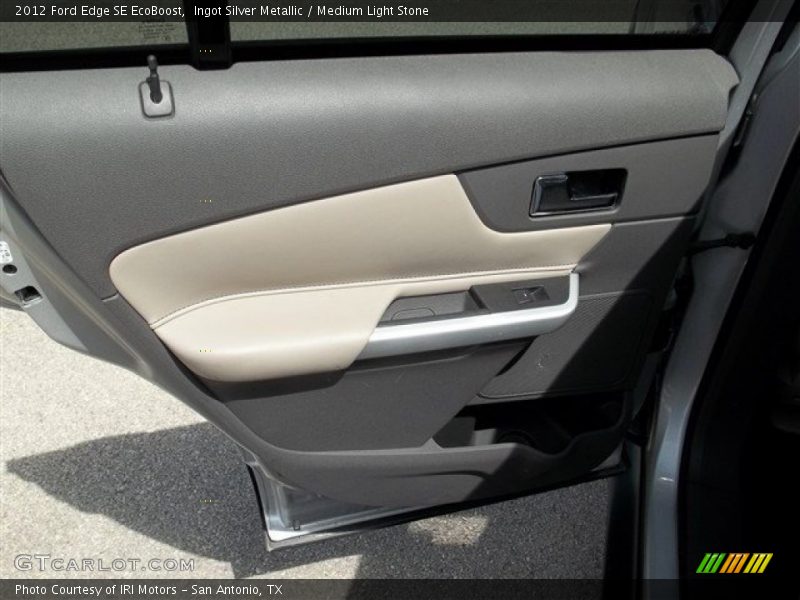 Ingot Silver Metallic / Medium Light Stone 2012 Ford Edge SE EcoBoost