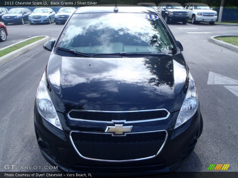 Black Granite / Silver/Silver 2013 Chevrolet Spark LS
