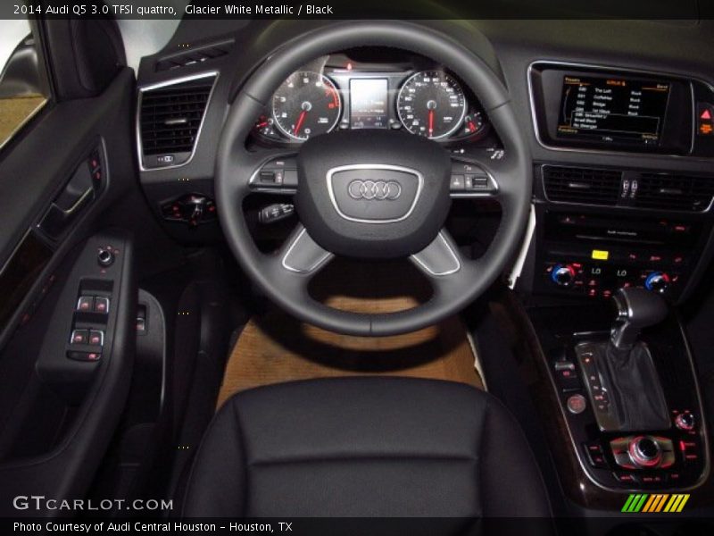 Glacier White Metallic / Black 2014 Audi Q5 3.0 TFSI quattro