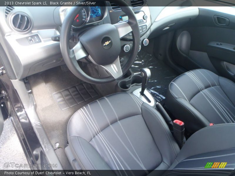 Black Granite / Silver/Silver 2013 Chevrolet Spark LS