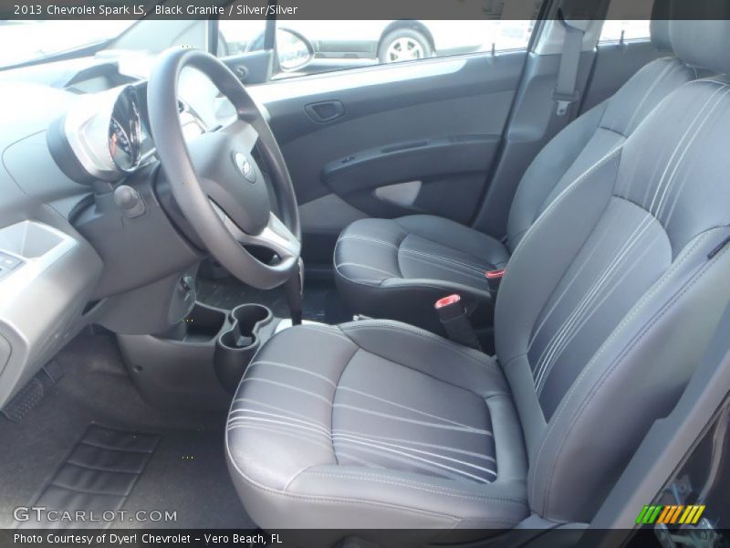 Black Granite / Silver/Silver 2013 Chevrolet Spark LS