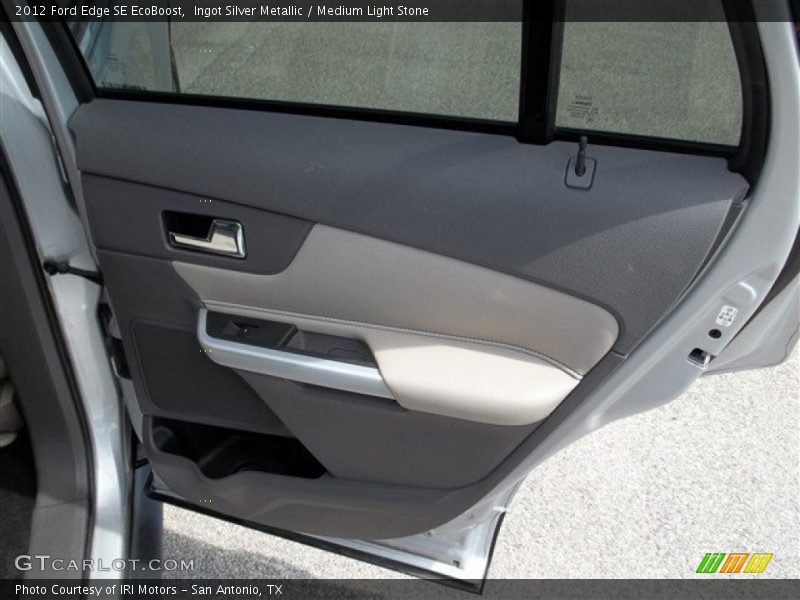 Ingot Silver Metallic / Medium Light Stone 2012 Ford Edge SE EcoBoost