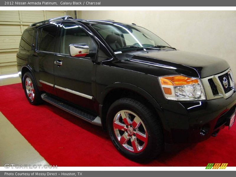 Galaxy Black / Charcoal 2012 Nissan Armada Platinum