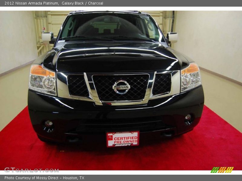Galaxy Black / Charcoal 2012 Nissan Armada Platinum