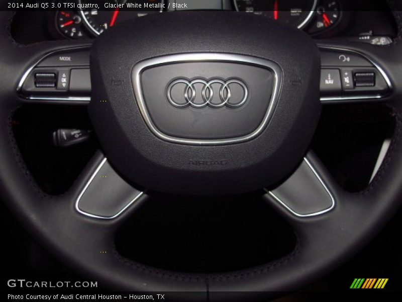 Glacier White Metallic / Black 2014 Audi Q5 3.0 TFSI quattro