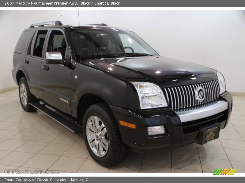Black / Charcoal Black 2007 Mercury Mountaineer Premier AWD