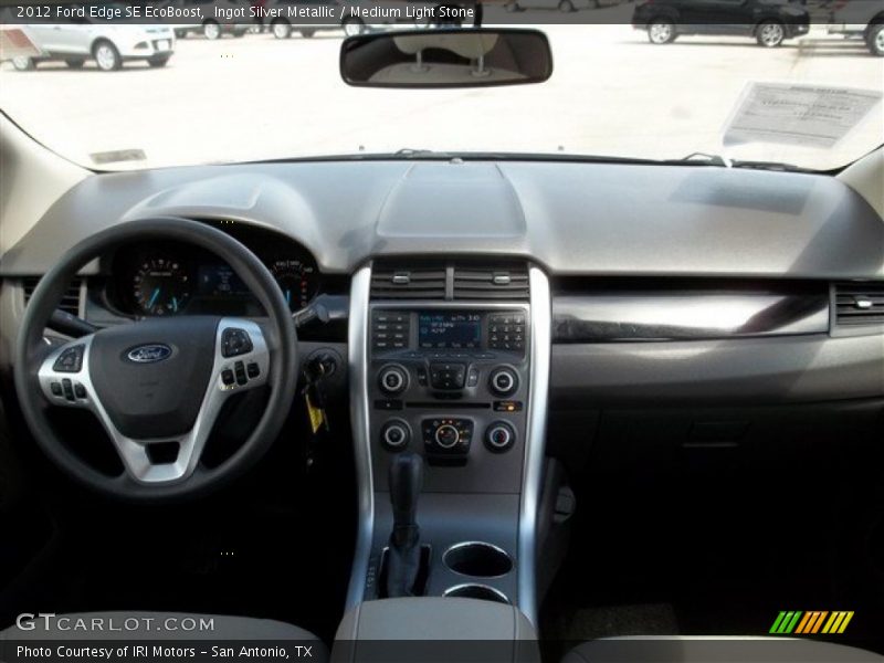Ingot Silver Metallic / Medium Light Stone 2012 Ford Edge SE EcoBoost