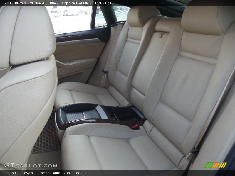 Black Sapphire Metallic / Sand Beige 2011 BMW X6 xDrive50i