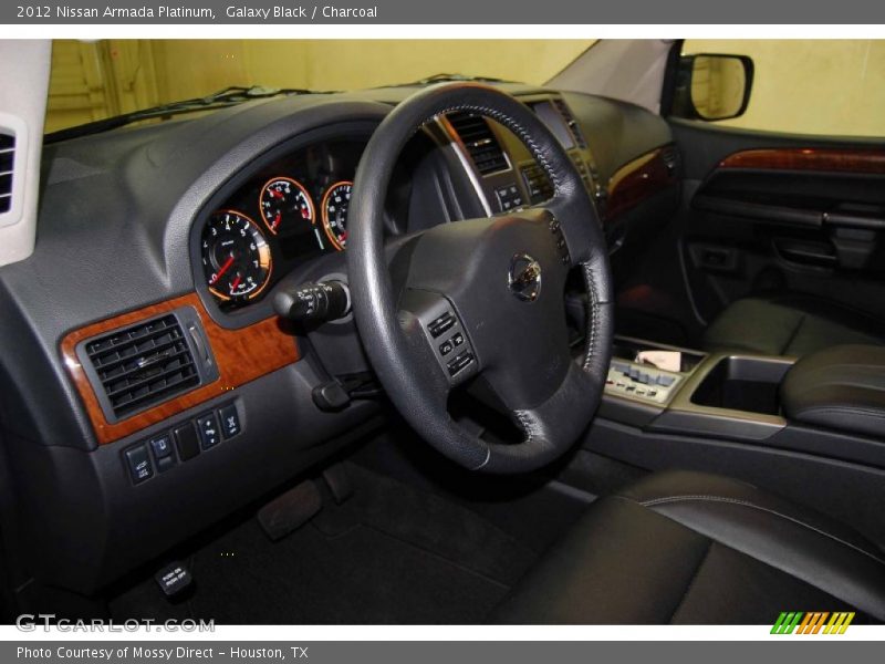 Galaxy Black / Charcoal 2012 Nissan Armada Platinum