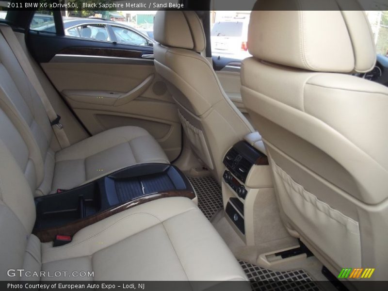 Black Sapphire Metallic / Sand Beige 2011 BMW X6 xDrive50i