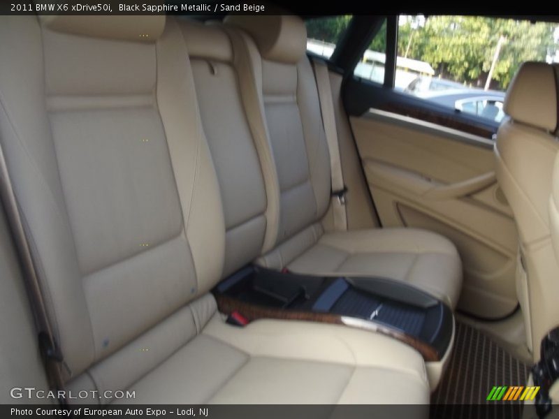 Black Sapphire Metallic / Sand Beige 2011 BMW X6 xDrive50i