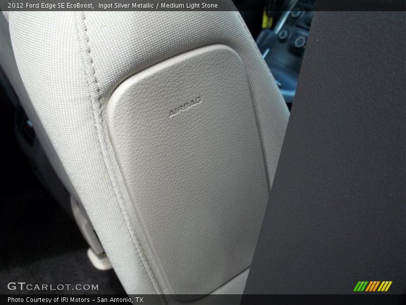 Ingot Silver Metallic / Medium Light Stone 2012 Ford Edge SE EcoBoost