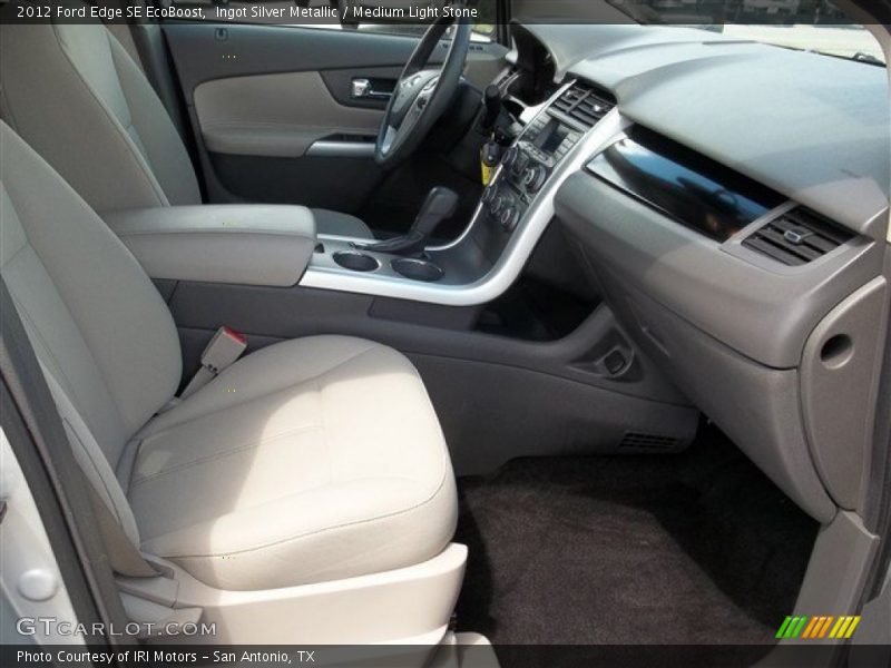 Ingot Silver Metallic / Medium Light Stone 2012 Ford Edge SE EcoBoost