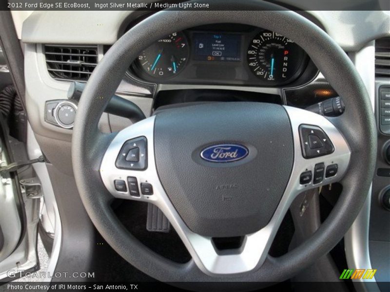 Ingot Silver Metallic / Medium Light Stone 2012 Ford Edge SE EcoBoost