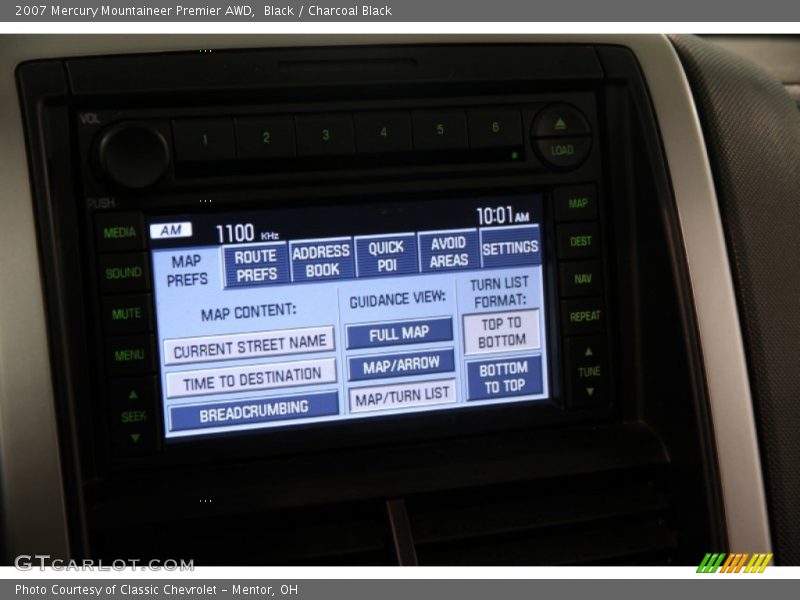 Black / Charcoal Black 2007 Mercury Mountaineer Premier AWD