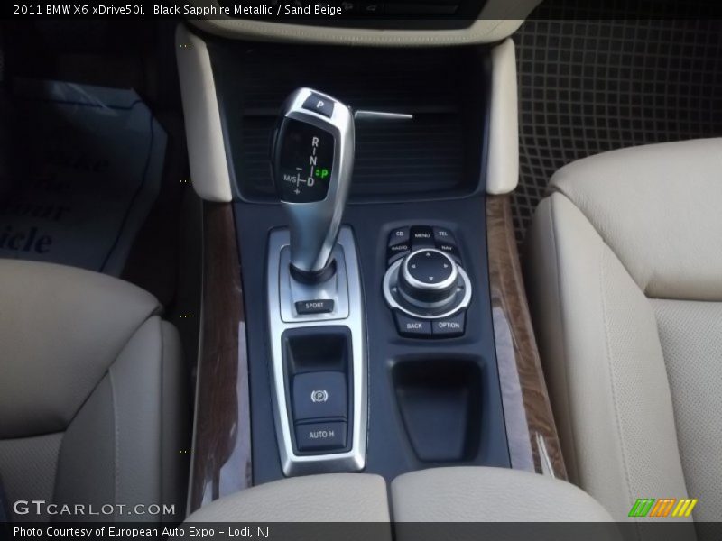 Black Sapphire Metallic / Sand Beige 2011 BMW X6 xDrive50i