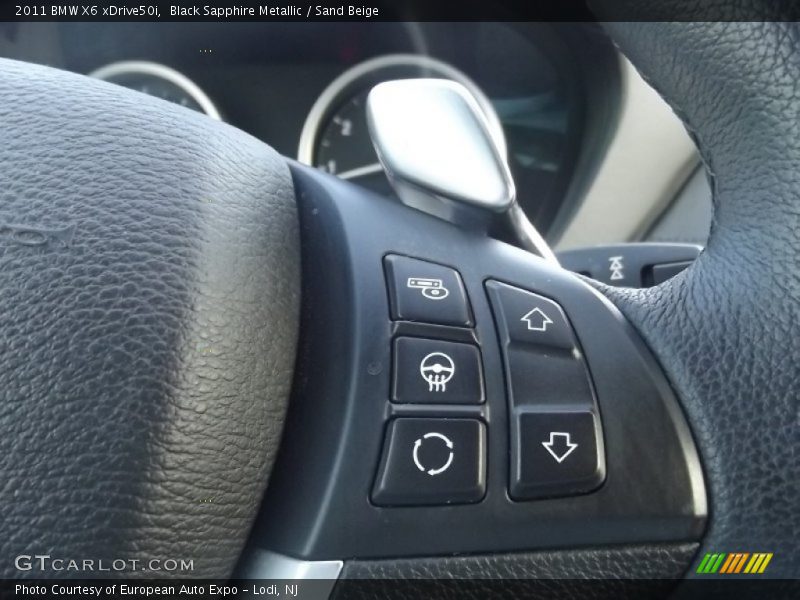 Black Sapphire Metallic / Sand Beige 2011 BMW X6 xDrive50i