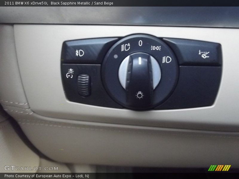 Black Sapphire Metallic / Sand Beige 2011 BMW X6 xDrive50i