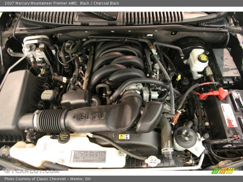 Black / Charcoal Black 2007 Mercury Mountaineer Premier AWD