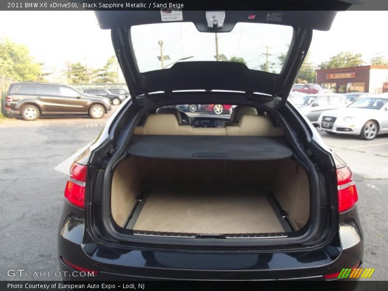 Black Sapphire Metallic / Sand Beige 2011 BMW X6 xDrive50i
