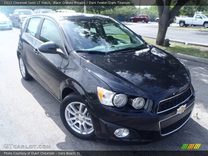 Black Granite Metallic / Dark Pewter/Dark Titanium 2013 Chevrolet Sonic LT Hatch