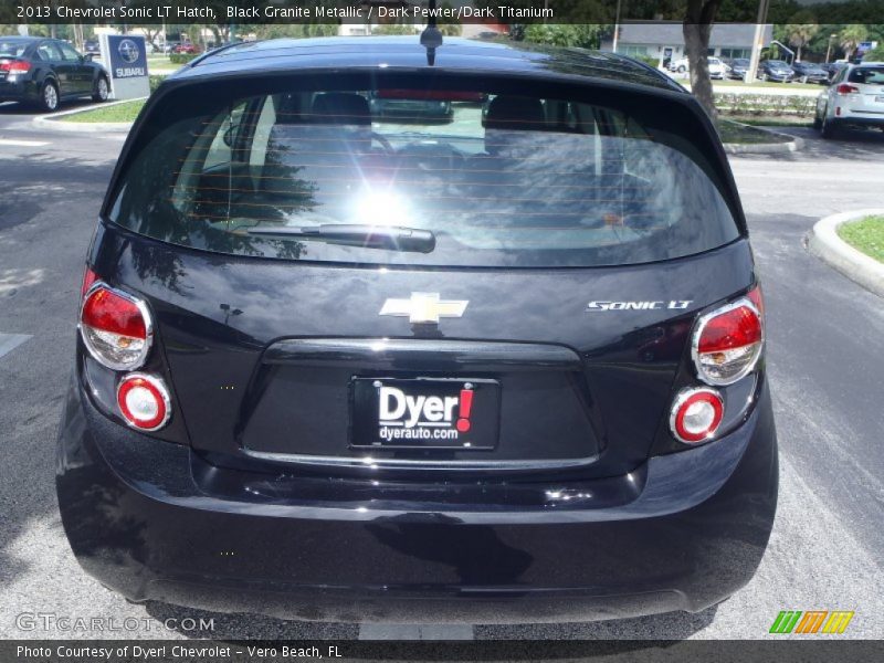 Black Granite Metallic / Dark Pewter/Dark Titanium 2013 Chevrolet Sonic LT Hatch