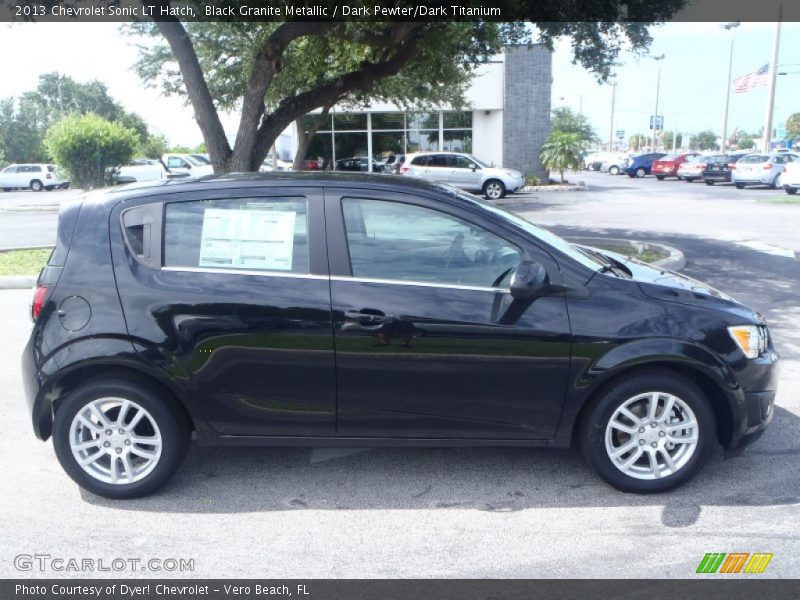 Black Granite Metallic / Dark Pewter/Dark Titanium 2013 Chevrolet Sonic LT Hatch