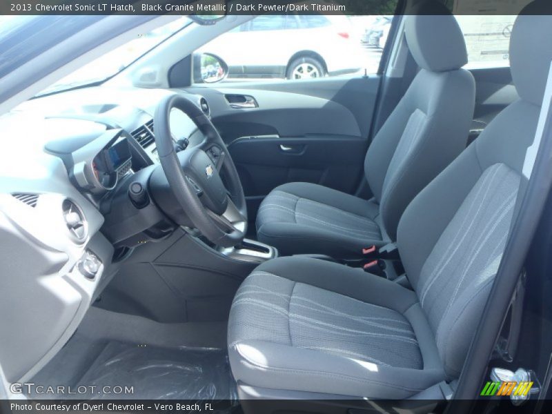 Black Granite Metallic / Dark Pewter/Dark Titanium 2013 Chevrolet Sonic LT Hatch