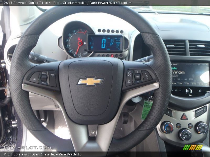 Black Granite Metallic / Dark Pewter/Dark Titanium 2013 Chevrolet Sonic LT Hatch