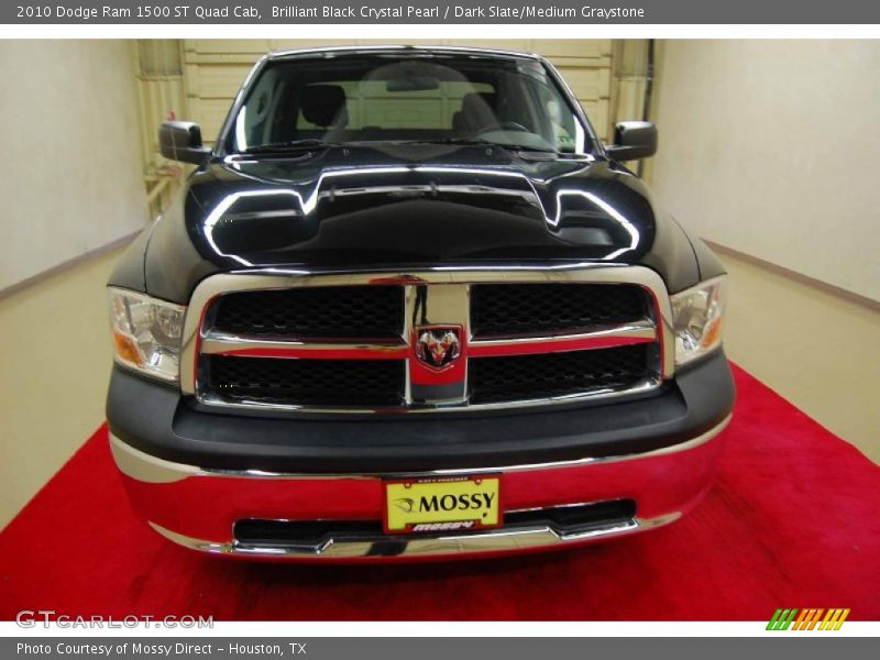 Brilliant Black Crystal Pearl / Dark Slate/Medium Graystone 2010 Dodge Ram 1500 ST Quad Cab