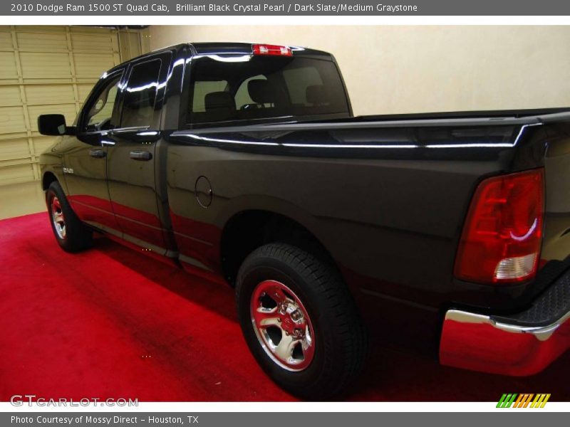 Brilliant Black Crystal Pearl / Dark Slate/Medium Graystone 2010 Dodge Ram 1500 ST Quad Cab