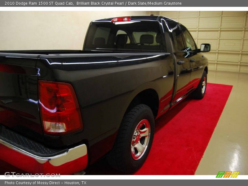 Brilliant Black Crystal Pearl / Dark Slate/Medium Graystone 2010 Dodge Ram 1500 ST Quad Cab